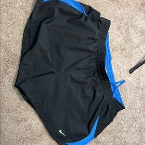Nike Gray and Blue Athletic Shorts